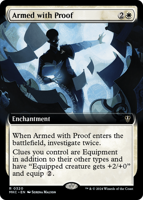 Armed with Proof (MKC-320) - Murders at Karlov Manor Commander: (Extended Art) - for just $0.08! 