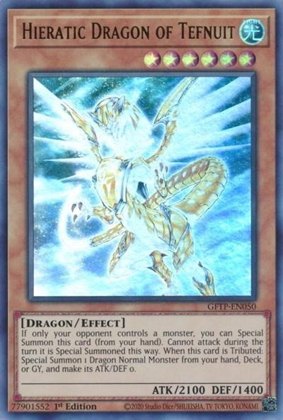 Hieratic Dragon of Tefnuit [GFTP-EN050] Ultra Rare - for just $0.10! 
