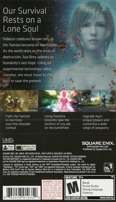 The 3rd Birthday – PlayStation Portable (PSP) - for just $64.99! 