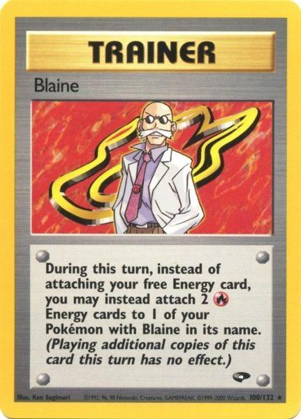 Blaine (100/132) [Gym Challenge Unlimited] - for just $1.70! 