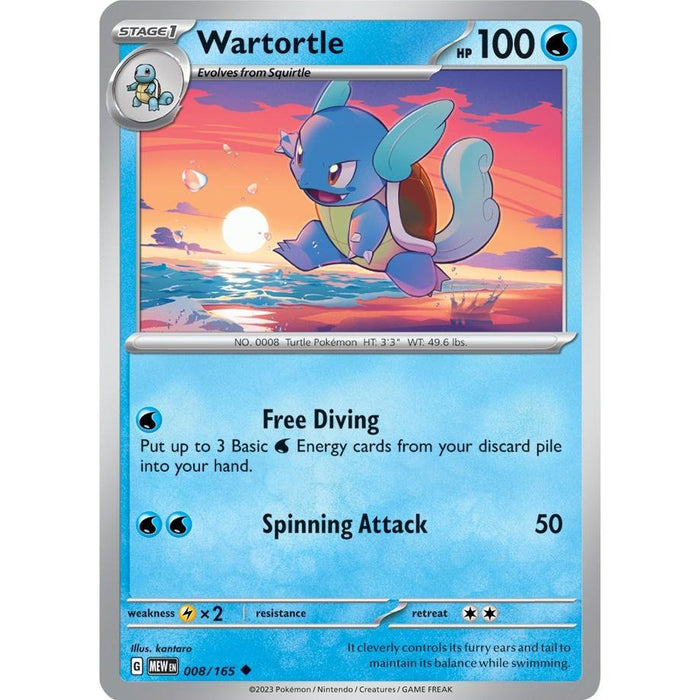 Wartortle (008/165) [Scarlet & Violet: 151] - Just $0.05! Shop now at Retro Gaming of Denver