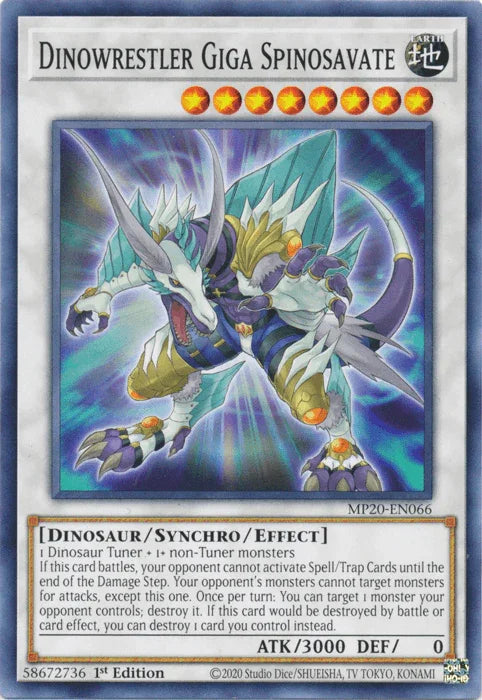 Dinowrestler Giga Spinosavate [MP20-EN066] Common - for just $0.10! 