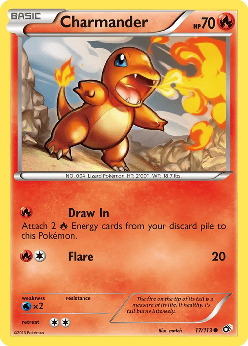 Charmander (17/113) [Black & White: Legendary Treasures] - for just $0.60! 
