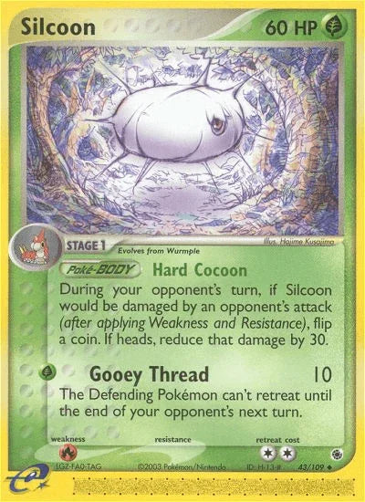 Silcoon (43/109) [EX: Ruby & Sapphire] - for just $0.80! 