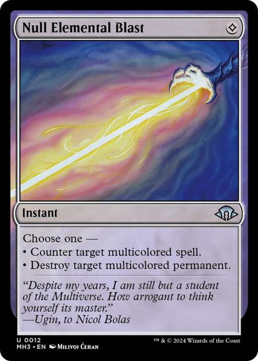 Null Elemental Blast [Modern Horizons 3] - Just $0.20! Shop now at Retro Gaming of Denver