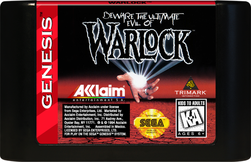 Warlock – Sega Genesis (GEN) - for just $0! 