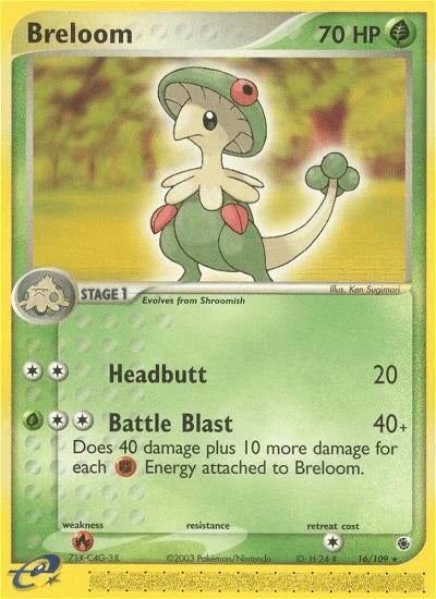 Breloom (16/109) [EX: Ruby & Sapphire] - for just $0.80! 