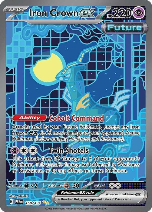 Iron Crown ex (158/131) [Scarlet & Violet: Prismatic Evolutions] - for just $14.85! 