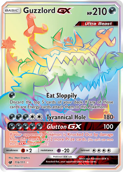 Guzzlord GX (116/111) [Sun & Moon: Crimson Invasion] - for just $6.20! 