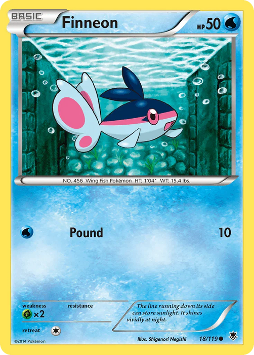 Finneon (18/119) [XY: Phantom Forces] - for just $0.10! 