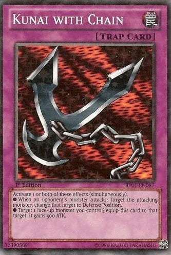 Kunai with Chain [BP01-EN087] Starfoil Rare - for just $0.15! 