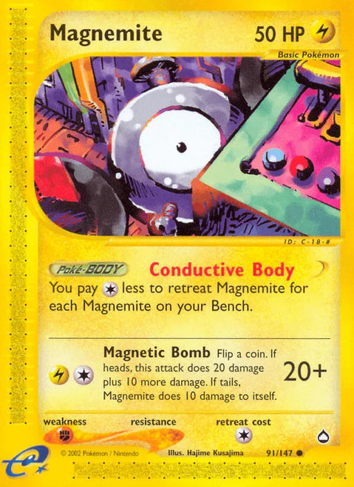 Magnemite (91/147) [Aquapolis] - for just $2.55! 