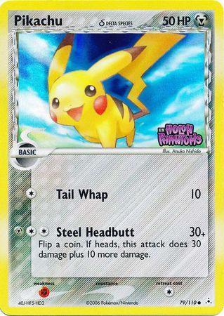 Pikachu (79/110) (Delta Species) (Stamped) [EX: Holon Phantoms] - for just $52.25! 