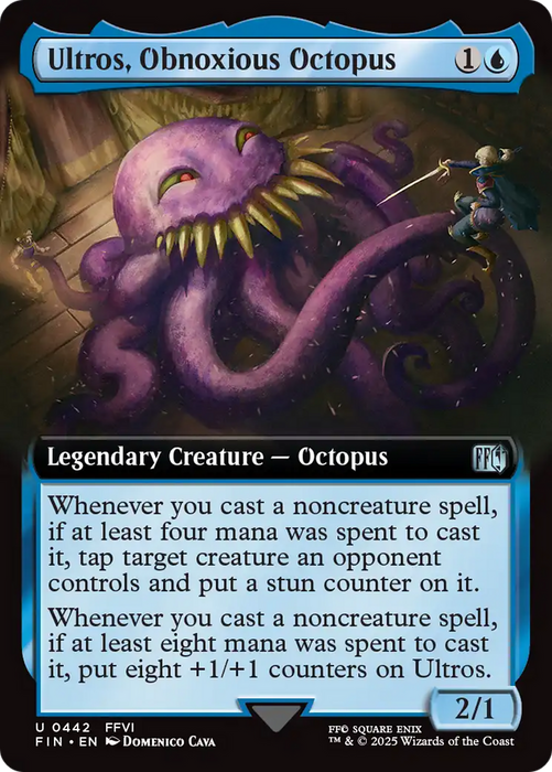 Ultros, Obnoxious Octopus (Extended Art) (FIN-442) - FINAL FANTASY: (Extended Art) Foil - for just $2.68! 