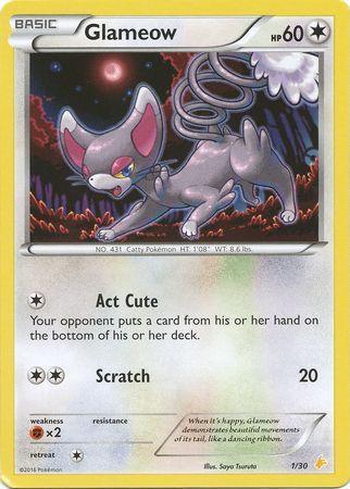 Glameow (1/30) [XY: Trainer Kit 3 - Pikachu Libre] - for just $0.10! 