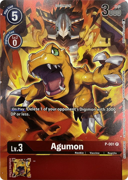 Agumon [P-001] (Tamer's Evolution Box 2) [Promotional Cards] - Just $0.70! Shop now at Retro Gaming of Denver