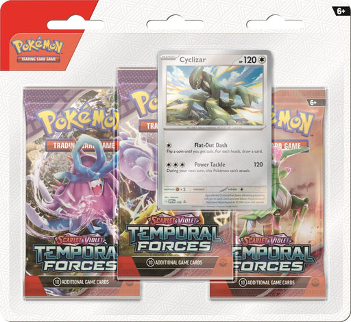Scarlet & Violet: Temporal Forces - 3-Pack Blister (Cyclizar) - for just $13.95! 