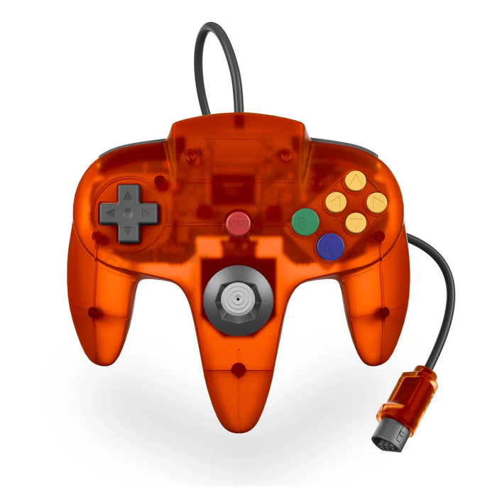 PROTO64 Wired Controller for Nintendo 64 (N64) [Inferno Orange] – Nintendo 64 Accessory (N64) - for just $19.99! 