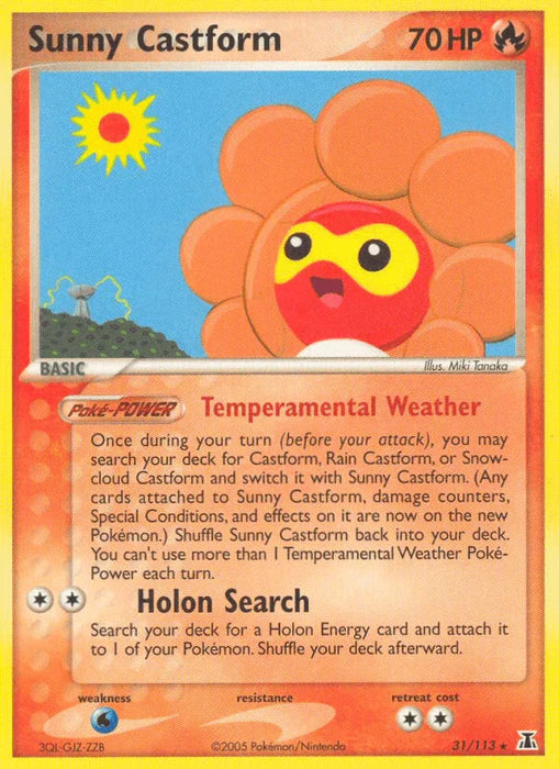 Sunny Castform (31/113) [EX: Delta Species] - for just $1.80! 
