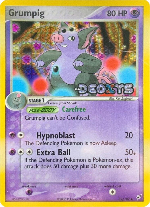 Grumpig (32/107) (Stamped) [EX: Deoxys] - for just $4.25! 