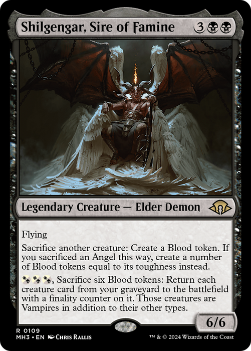 Shilgengar, Sire of Famine (MH3-109) - Modern Horizons 3 - for just $0.09! 