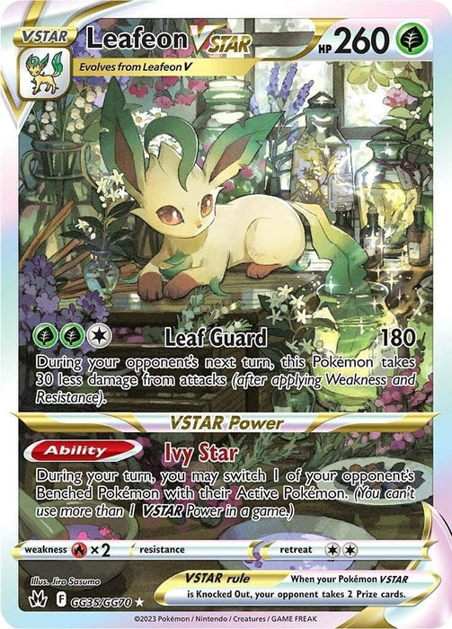 Leafeon VSTAR (GG35/GG70) [Sword & Shield: Crown Zenith] - for just $34.10! 