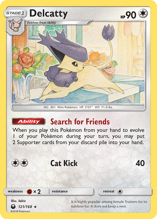 Delcatty (121/168) [Sun & Moon: Celestial Storm] - for just $0.55! 