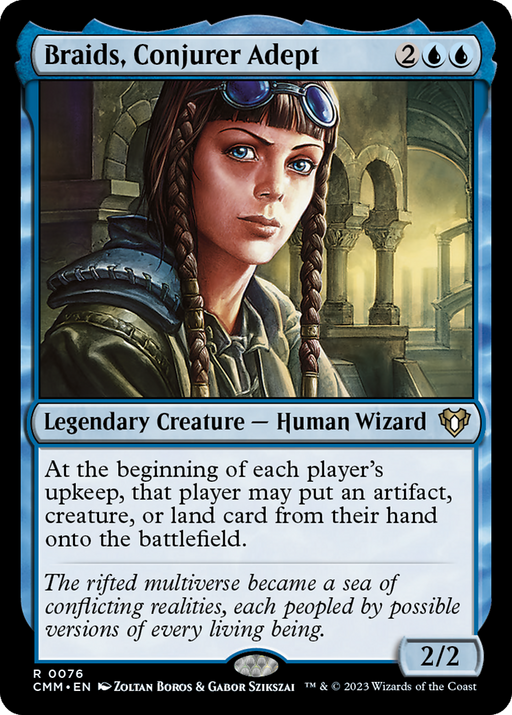 Braids, Conjurer Adept (CMM-076) - Commander Masters - for just $0.12! 