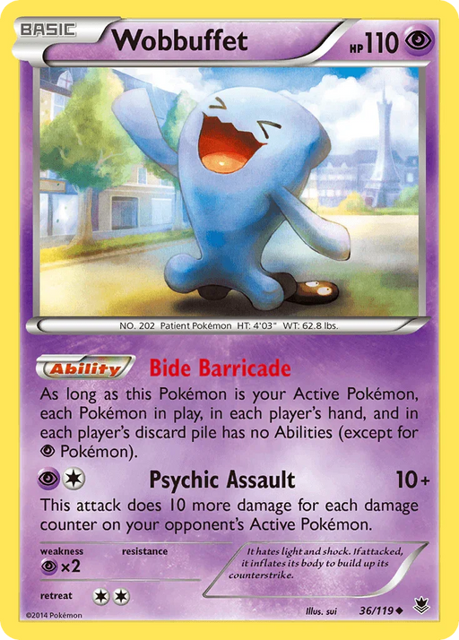 Wobbuffet (36/119) [XY: Phantom Forces] - for just $0.90! 
