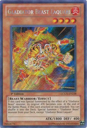 Gladiator Beast Laquari [LCGX-EN238] Secret Rare - for just $1.45! 