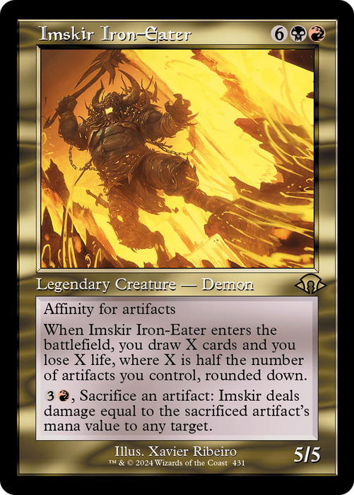 Imskir Iron-Eater (Retro Frame) (MH3-431) - Modern Horizons 3 - for just $0.08! 