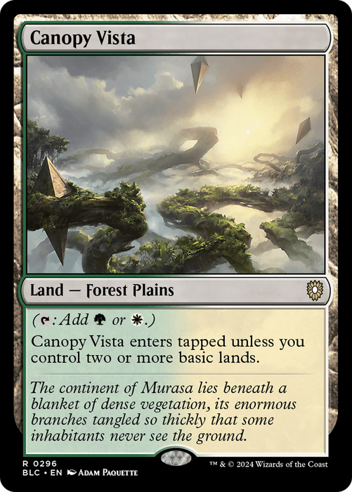 Canopy Vista (BLC-296) - Bloomburrow Commander - for just $0.09! 