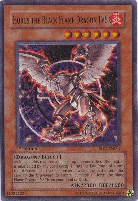 Horus the Black Flame Dragon LV6 [SOD-EN007] Super Rare - for just $2.70! 