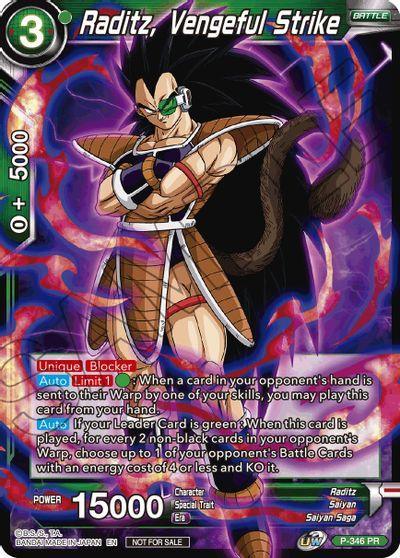 Raditz, Vengeful Strike (P-346) [Tournament Promotion Cards] - for just $0.85! 