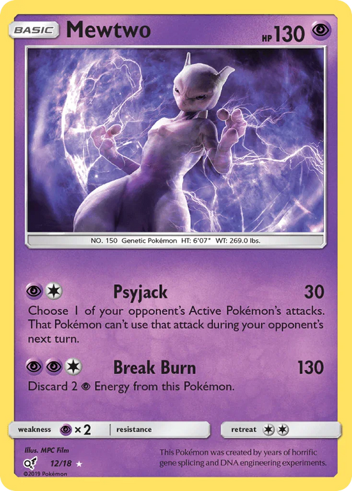 Mewtwo (12/18) [Sun & Moon: Detective Pikachu] - for just $3.75! 