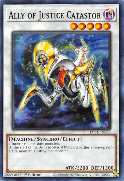 Ally of Justice Catastor [HAC1-EN090] Common - for just $0.40! 