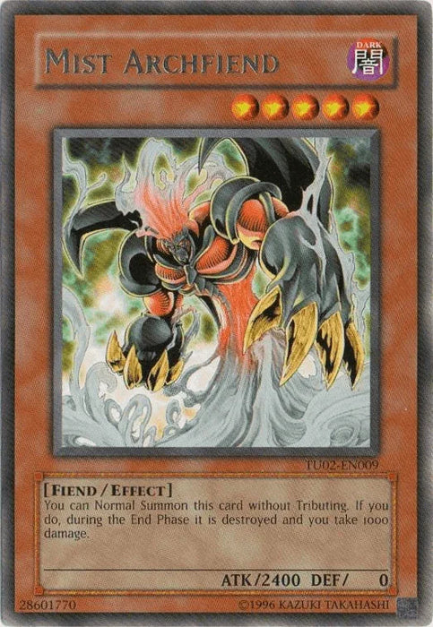 Mist Archfiend [TU02-EN009] Rare - for just $0.35! 