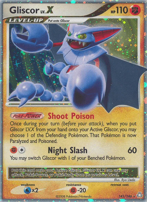 Gliscor LV.X (141/146) [Diamond & Pearl: Legends Awakened] - for just $44! 