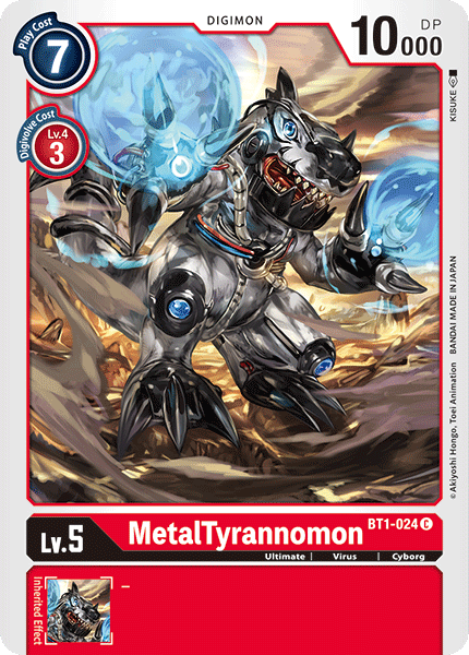 MetalTyrannomon [BT1-024] [Release Special Booster Ver.1.0] - Just $0.09! Shop now at Retro Gaming of Denver