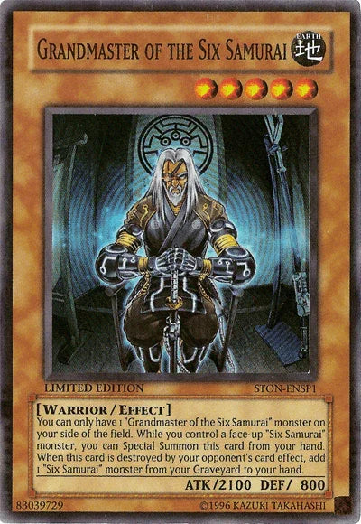 Grandmaster of the Six Samurai [STON-ENSP1] Super Rare - for just $5! 