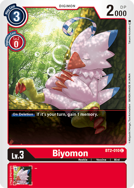 Biyomon [BT2-010] [Release Special Booster Ver.1.5] - Just $0.09! Shop now at Retro Gaming of Denver