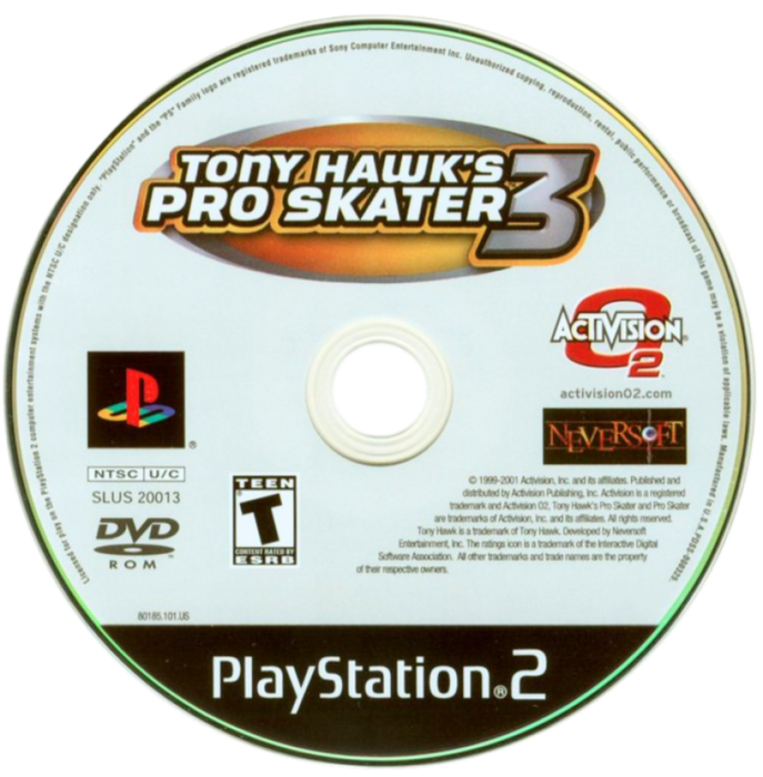 Tony Hawk's Pro Skater 3 – PlayStation 2 (PS2) - for just $11.99! 