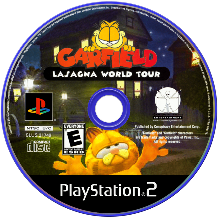 Garfield: Lasagna World Tour – PlayStation 2 (PS2) - for just $0! 