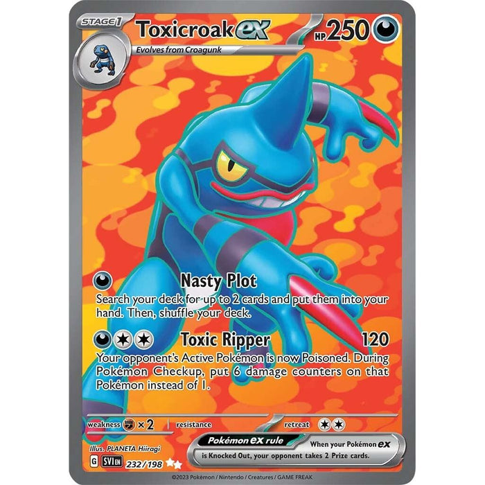 Toxicroak ex (232/198) [Scarlet & Violet: Base Set] - Just $0.38! Shop now at Retro Gaming of Denver