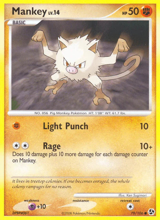 Mankey (79/106) [Diamond & Pearl: Great Encounters] - for just $0.15! 