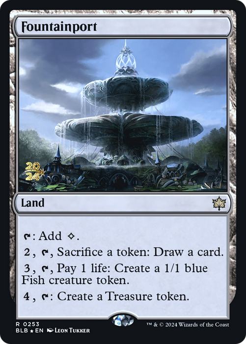 Fountainport (PRE-253) - Bloomburrow Promos Foil - for just $1.45! 