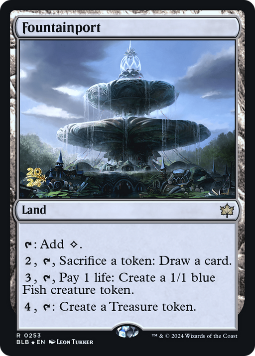 Fountainport (PRE-253) - Bloomburrow Promos Foil - for just $1.40! 