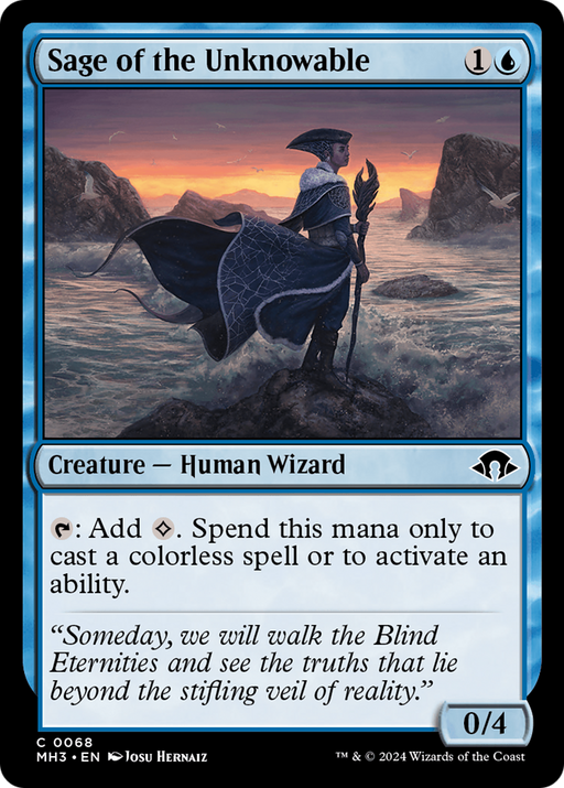 Sage of the Unknowable (MH3-068) - Modern Horizons 3 - for just $0.01! 