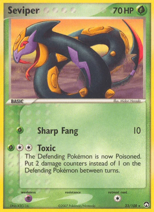 Seviper (23/108) [EX: Power Keepers] - for just $0.70! 