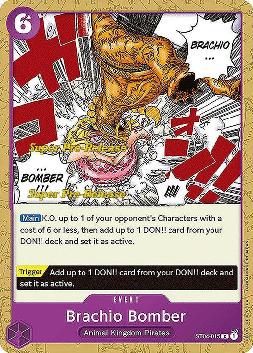 Brachio Bomber [Super Pre-Release Starter Deck: Animal Kingdom Pirates] - for just $0.40! 